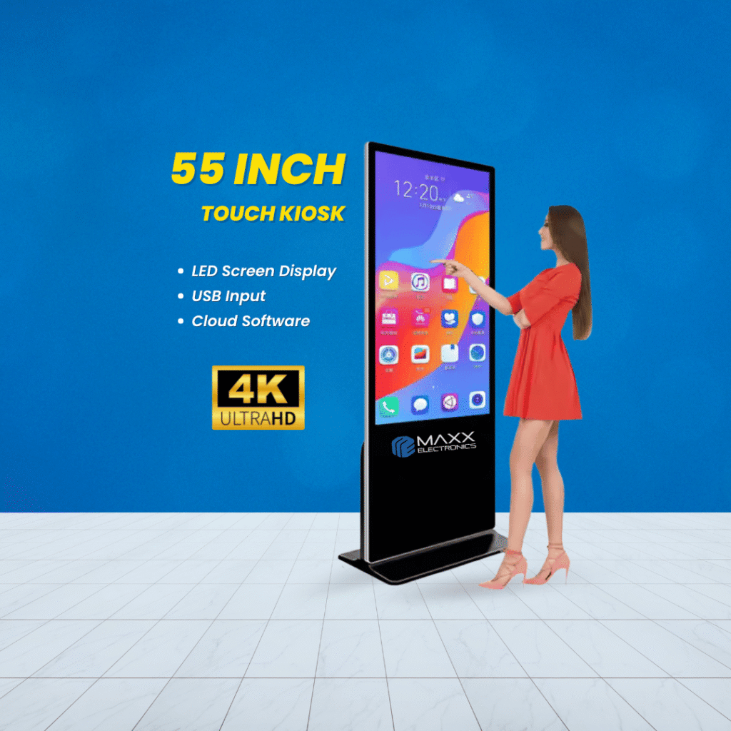 Touch Screen Display For Food Stall
