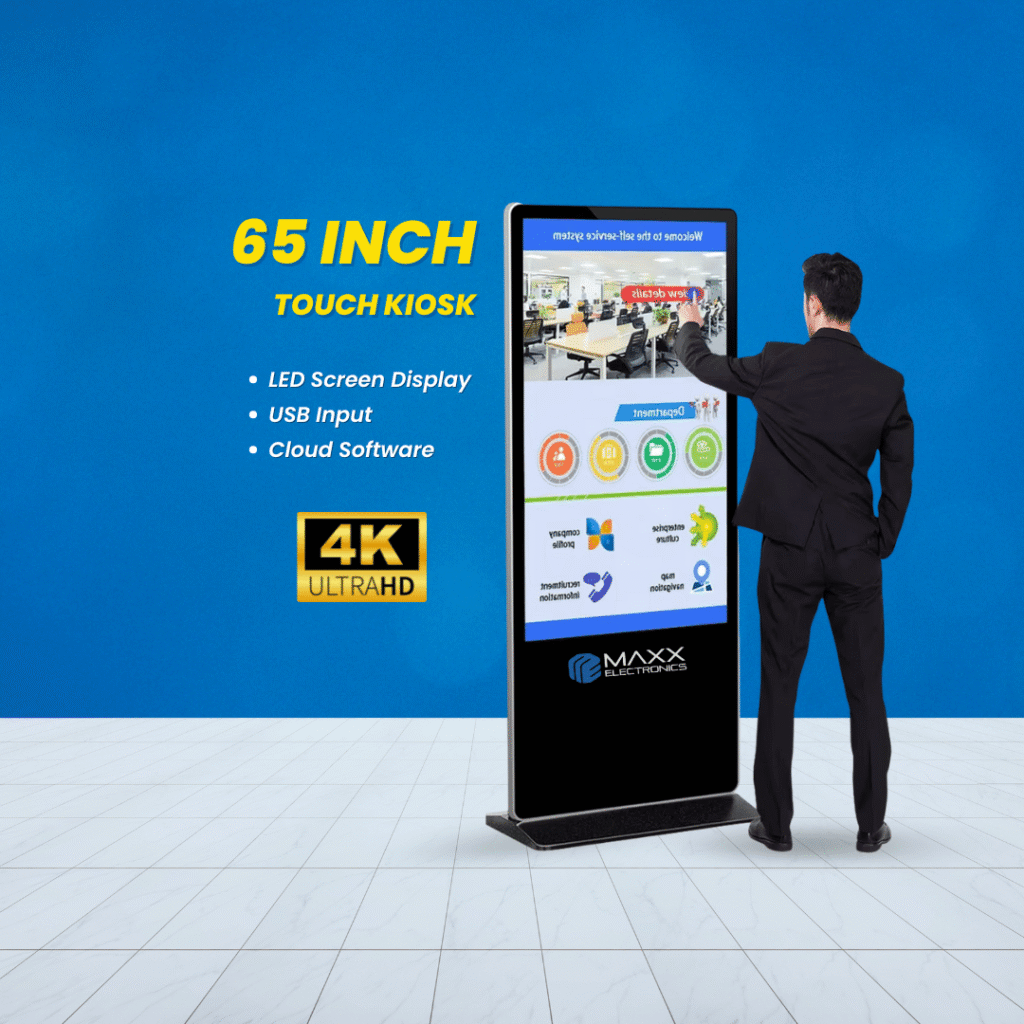 Touch Computer for Self Booking Ticket Counters