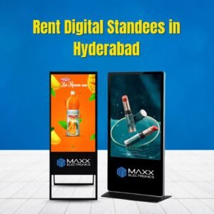 digital standee rental in hyderabad