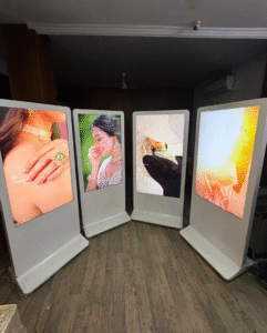 Digital Video Advertisement Standee